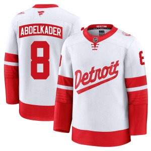 Adult Premium Detroit Red Wings Justin Abdelkader White 2025 Stadium Series Official Fanatics Jersey