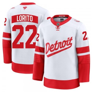 Adult Premium Detroit Red Wings Matthew Lorito White 2025 Stadium Series Official Fanatics Jersey