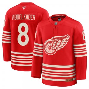 Youth Premium Detroit Red Wings Justin Abdelkader Red Centennial Official Fanatics Jersey