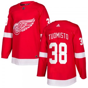 Youth Authentic Detroit Red Wings Antti Tuomisto Red Home Official Adidas Jersey