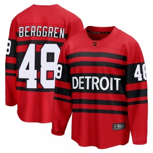 Youth Breakaway Detroit Red Wings Jonatan Berggren Red Special Edition 2.0 Official Fanatics Branded Jersey