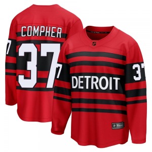 Youth Breakaway Detroit Red Wings J.T. Compher Red Special Edition 2.0 Official Fanatics Branded Jersey