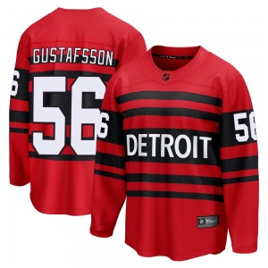 Youth Breakaway Detroit Red Wings Erik Gustafsson Red Special Edition 2.0 Official Fanatics Branded Jersey