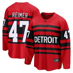 Youth Breakaway Detroit Red Wings James Reimer Red Special Edition 2.0 Official Fanatics Branded Jersey