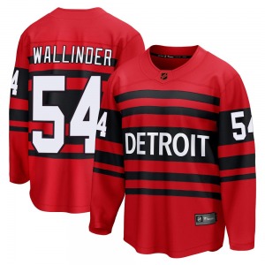 Youth Breakaway Detroit Red Wings William Wallinder Red Special Edition 2.0 Official Fanatics Branded Jersey