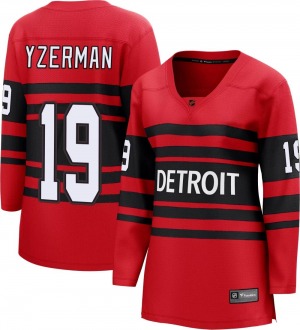 Women's Breakaway Detroit Red Wings Steve Yzerman Red Special Edition 2.0 Official Fanatics Branded Jersey