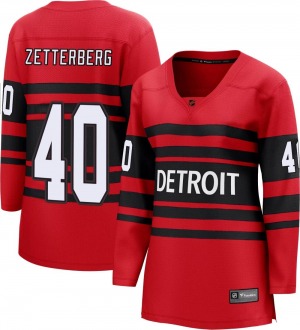 Women's Breakaway Detroit Red Wings Henrik Zetterberg Red Special Edition 2.0 Official Fanatics Branded Jersey