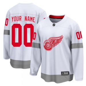 Youth Breakaway Detroit Red Wings Custom White Custom 2020/21 Special Edition Official Fanatics Branded Jersey