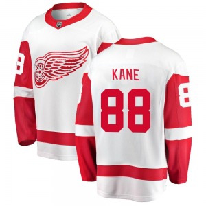 Youth Breakaway Detroit Red Wings Patrick Kane White Away Official Fanatics Branded Jersey
