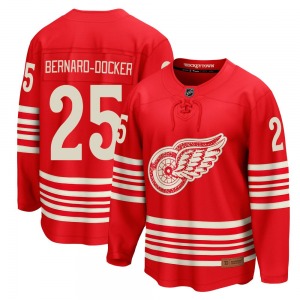 Youth Breakaway Detroit Red Wings Jacob Bernard-Docker Red Centennial Official Fanatics Jersey