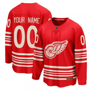 Youth Breakaway Detroit Red Wings Custom Red Custom Centennial Official Fanatics Jersey