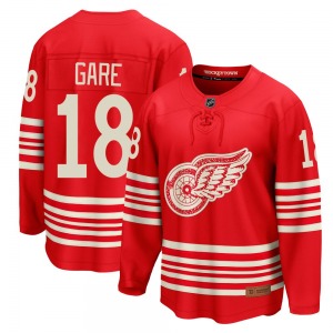 Youth Breakaway Detroit Red Wings Danny Gare Red Centennial Official Fanatics Jersey