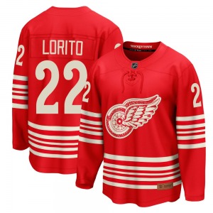 Youth Breakaway Detroit Red Wings Matthew Lorito Red Centennial Official Fanatics Jersey