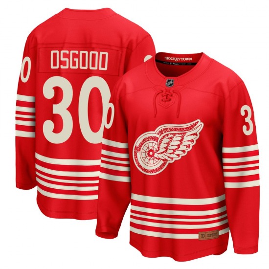 Youth Breakaway Detroit Red Wings Chris Osgood Red Centennial Official Fanatics Jersey