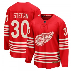 Youth Breakaway Detroit Red Wings Greg Stefan Red Centennial Official Fanatics Jersey