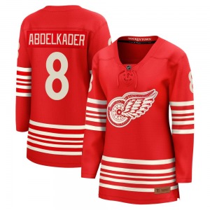 Women's Breakaway Detroit Red Wings Justin Abdelkader Red Centennial Official Fanatics Jersey