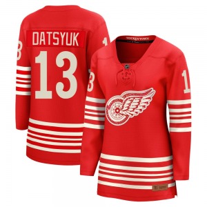 Women's Breakaway Detroit Red Wings Pavel Datsyuk Red Centennial Official Fanatics Jersey