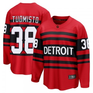 Adult Breakaway Detroit Red Wings Antti Tuomisto Red Special Edition 2.0 Official Fanatics Branded Jersey