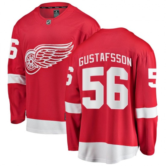 Youth Breakaway Detroit Red Wings Erik Gustafsson Red Home Official Fanatics Branded Jersey