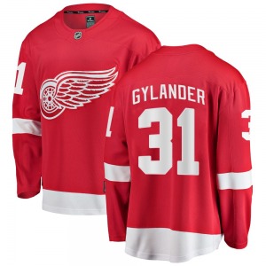 Youth Breakaway Detroit Red Wings Carter Gylander Red Home Official Fanatics Branded Jersey